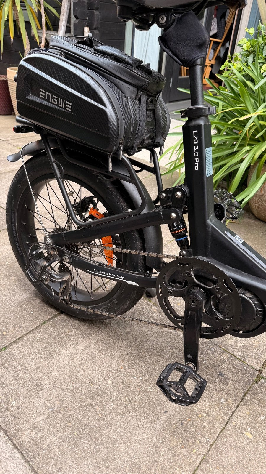 ENGWE L20 3.0 Pro 20"  Bike 48V 15AH Foldable Mountain Bike 7 Speed UK
