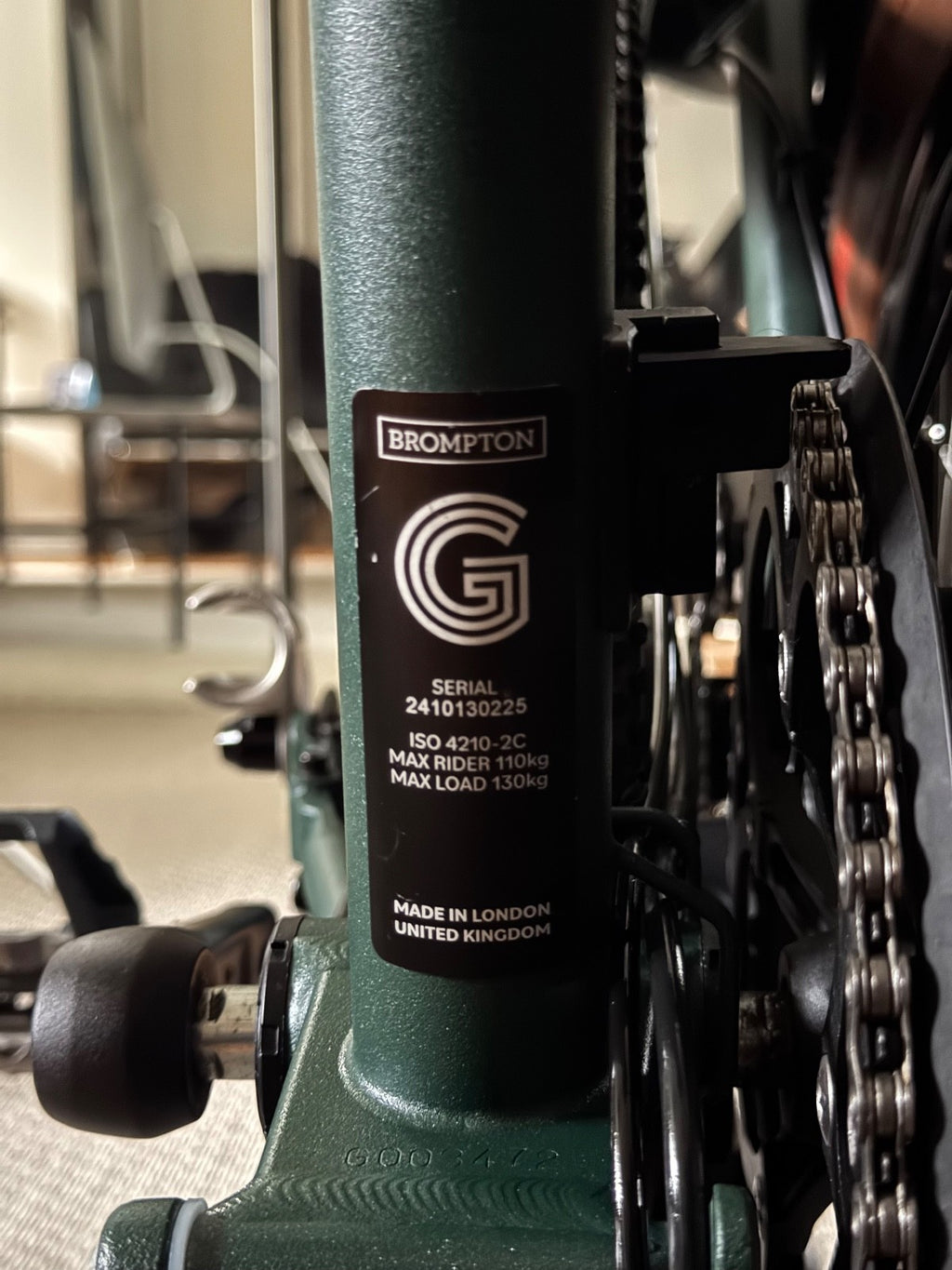 Brompton G-Line 8 Speed Alfine, Forest Green, M-size