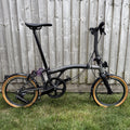 Brompton T Line - Ceratech (purple) Low bar 4 speed.