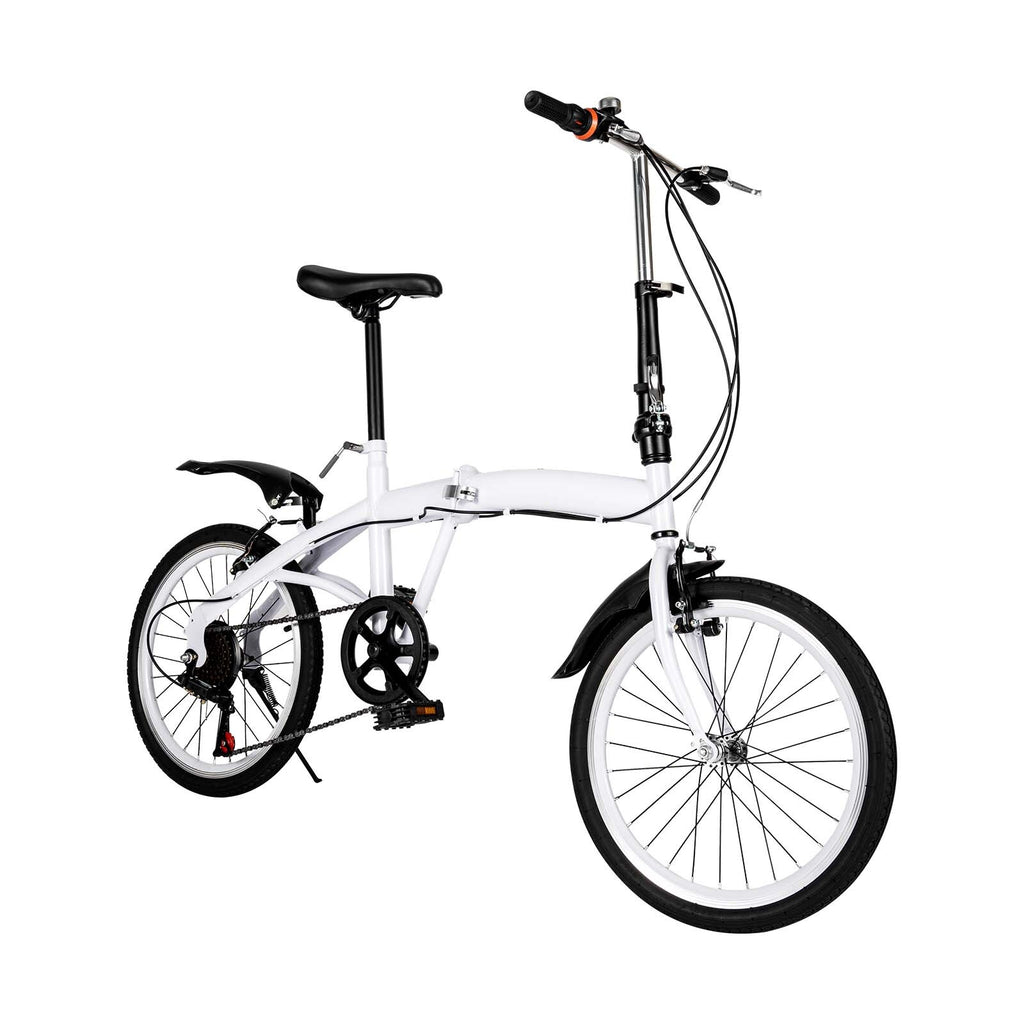 20inch Folding Bike Adjustable 6 Speed Adults Bicycle Alloy Foldable City Bike