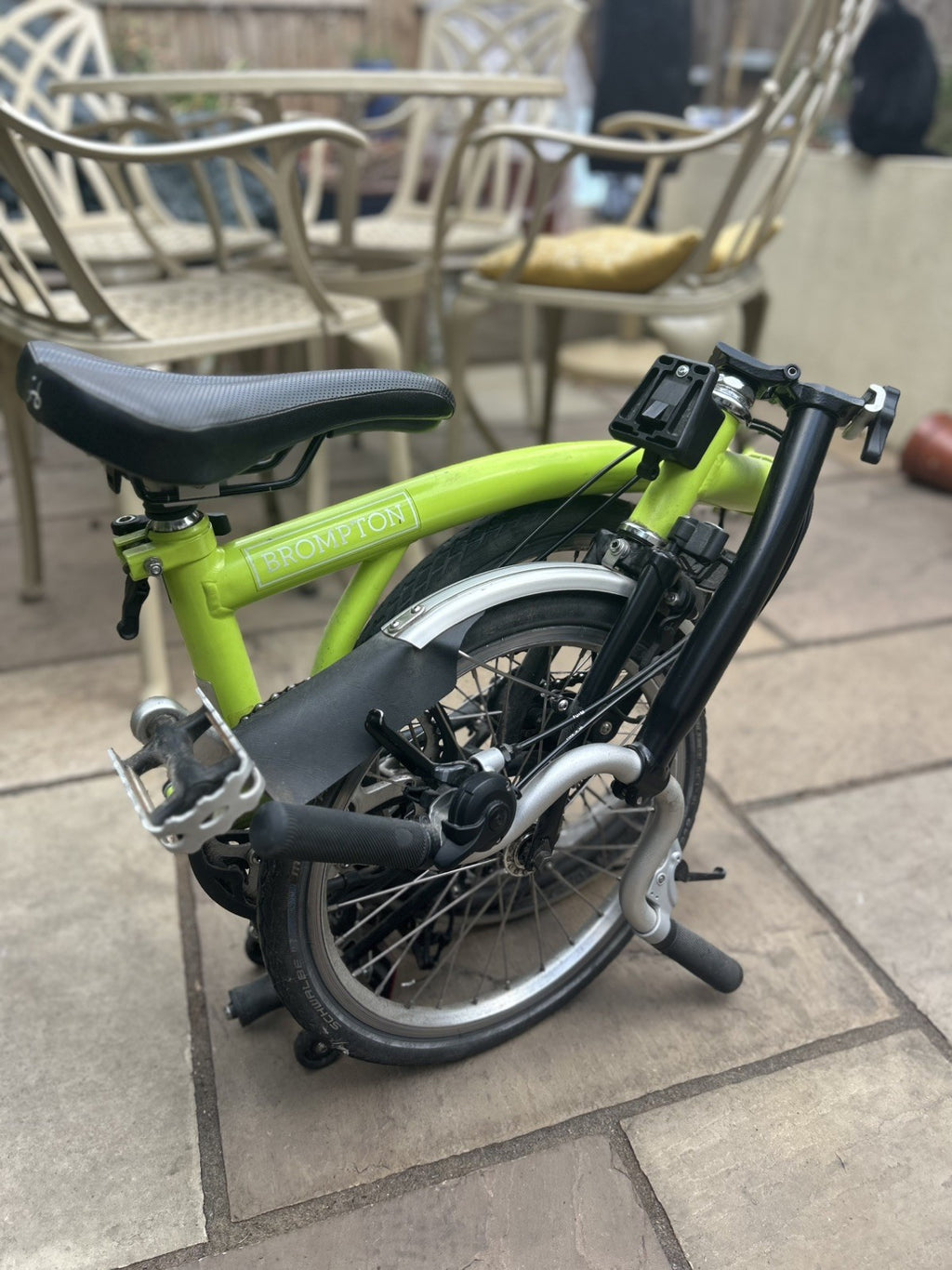 2018 Brompton M3L Folding Bike - Lime Green - Premium Bundle with 2x S-Bags