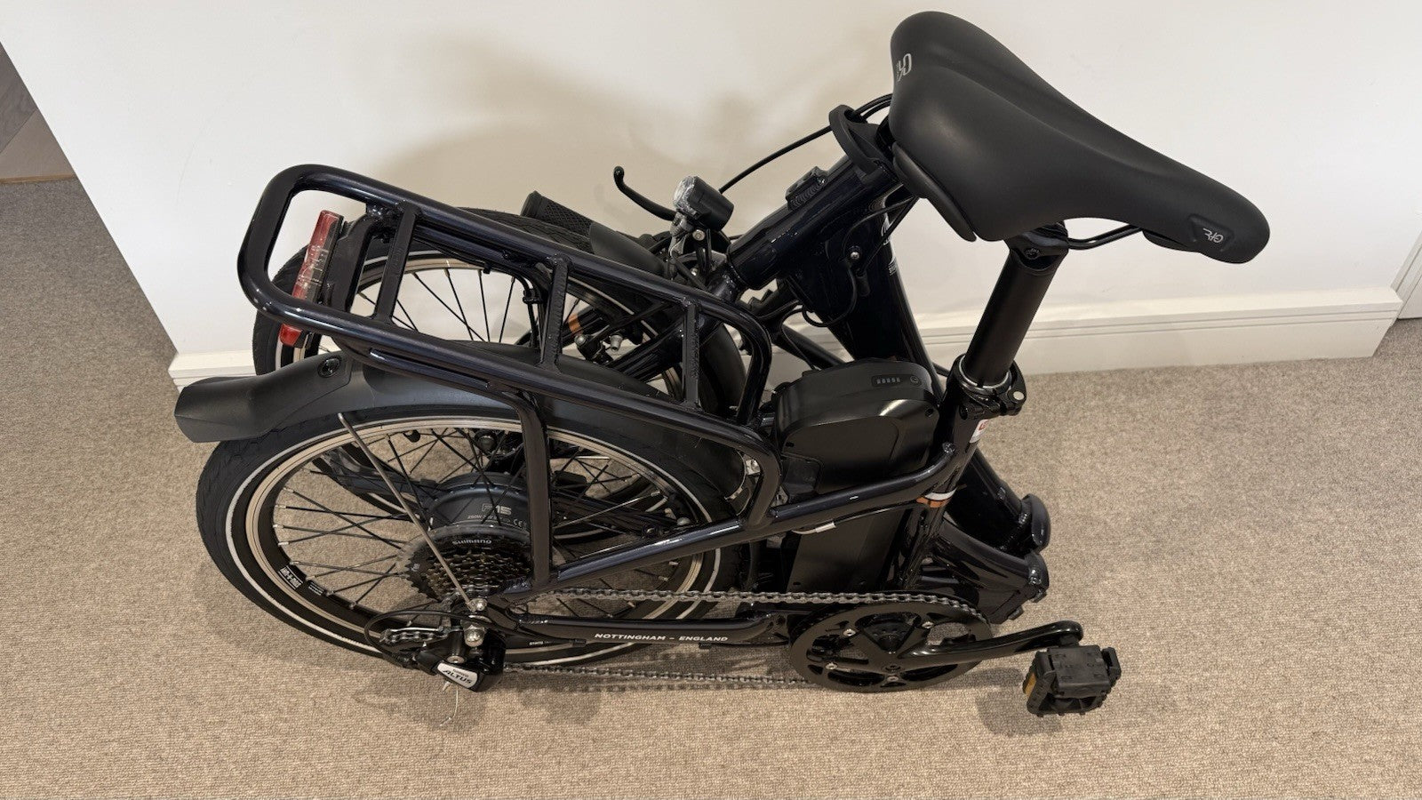 Raleigh stow e way Folding Bike Black