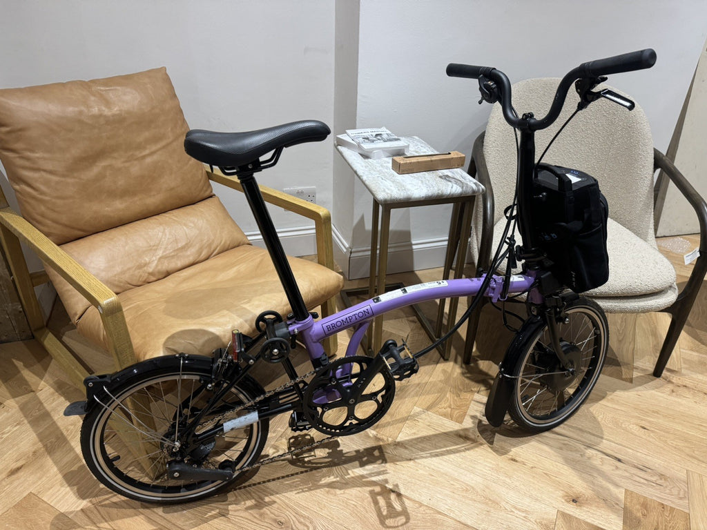 Brompton M4L 2023 Folding Bike Purple