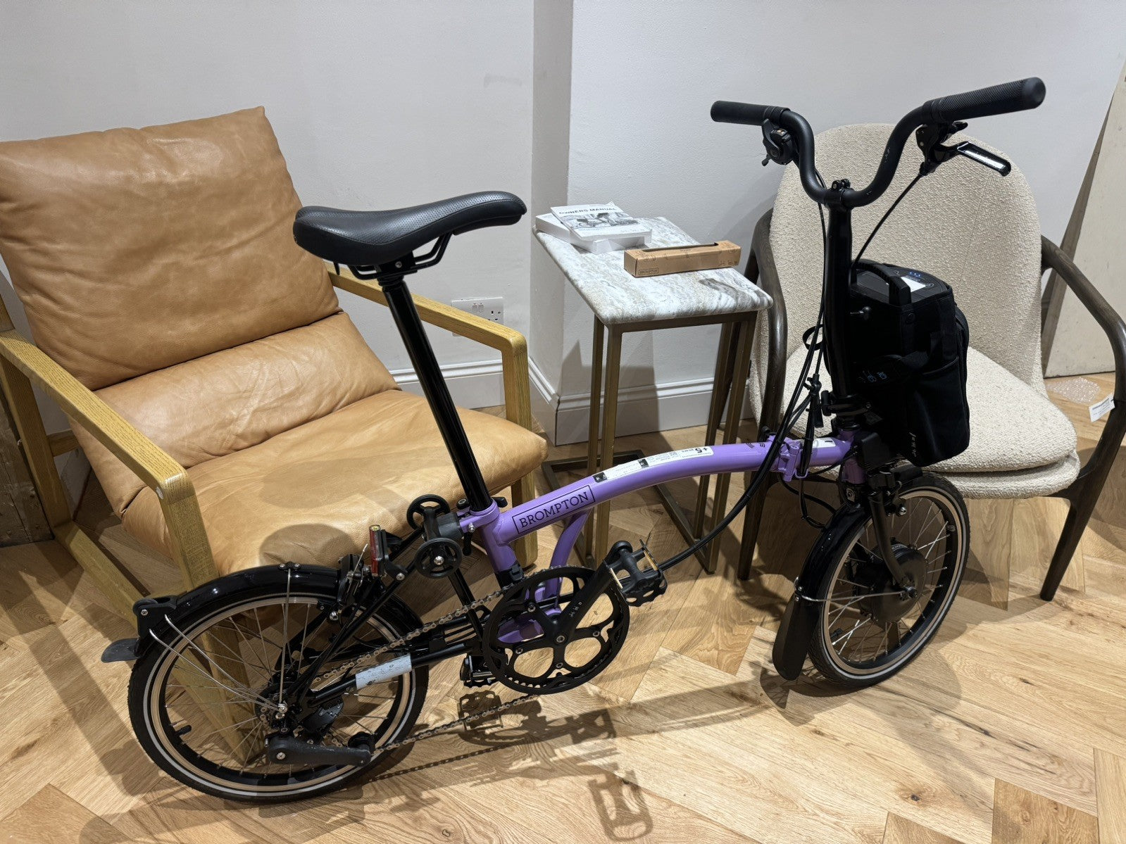 Brompton M4L 2023 Folding Bike Purple