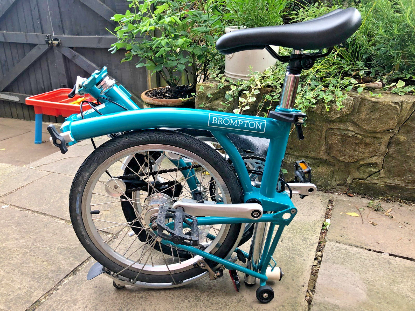 Brompton B75 16" Folding Bike - Blue