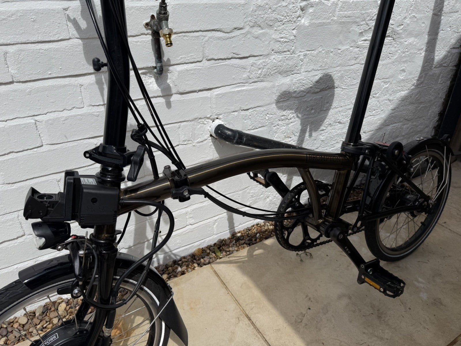 Brompton C Line Electric (M6L) Black Edition - Black Lacquer