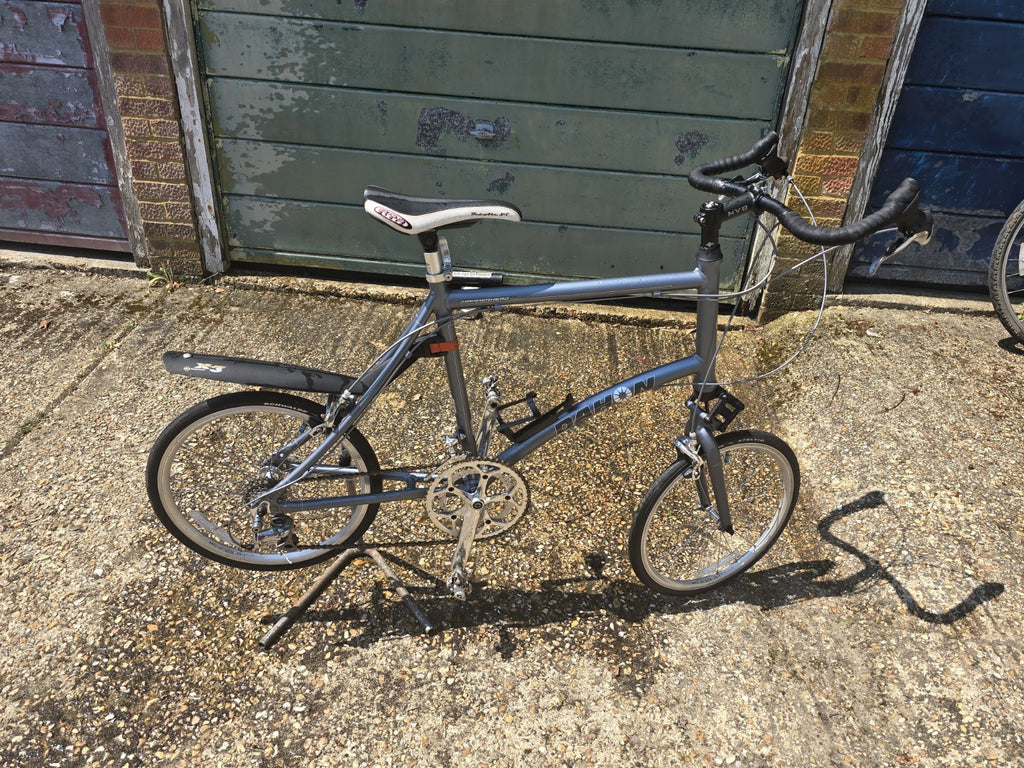 Dahon Grey Folding City Bike Drop Bars, Mudguards, Kickstand, Derailleur