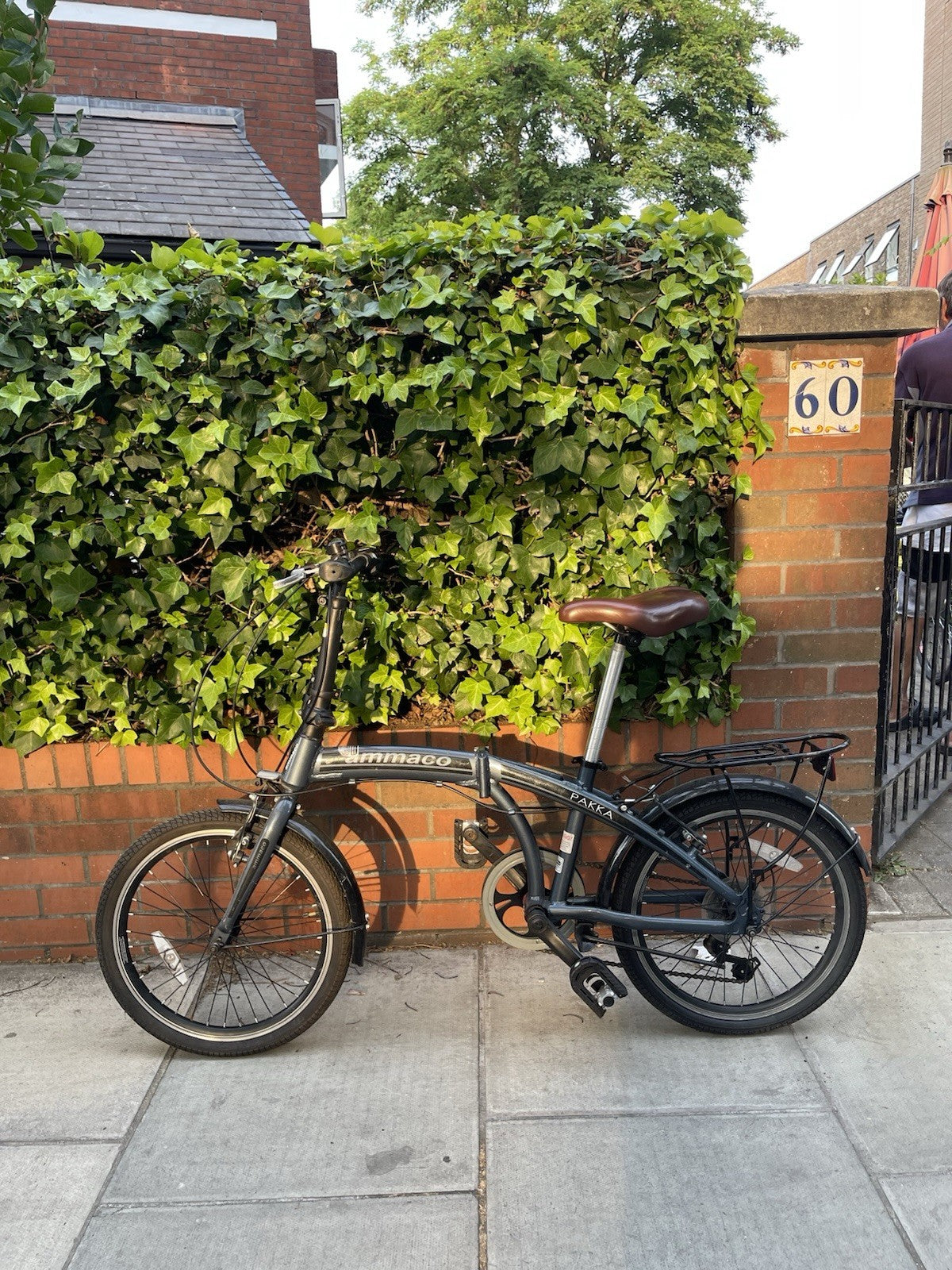 Ammaco Pakka Folding Bike Compact Commuter Bike w/ Rear Rack VGC