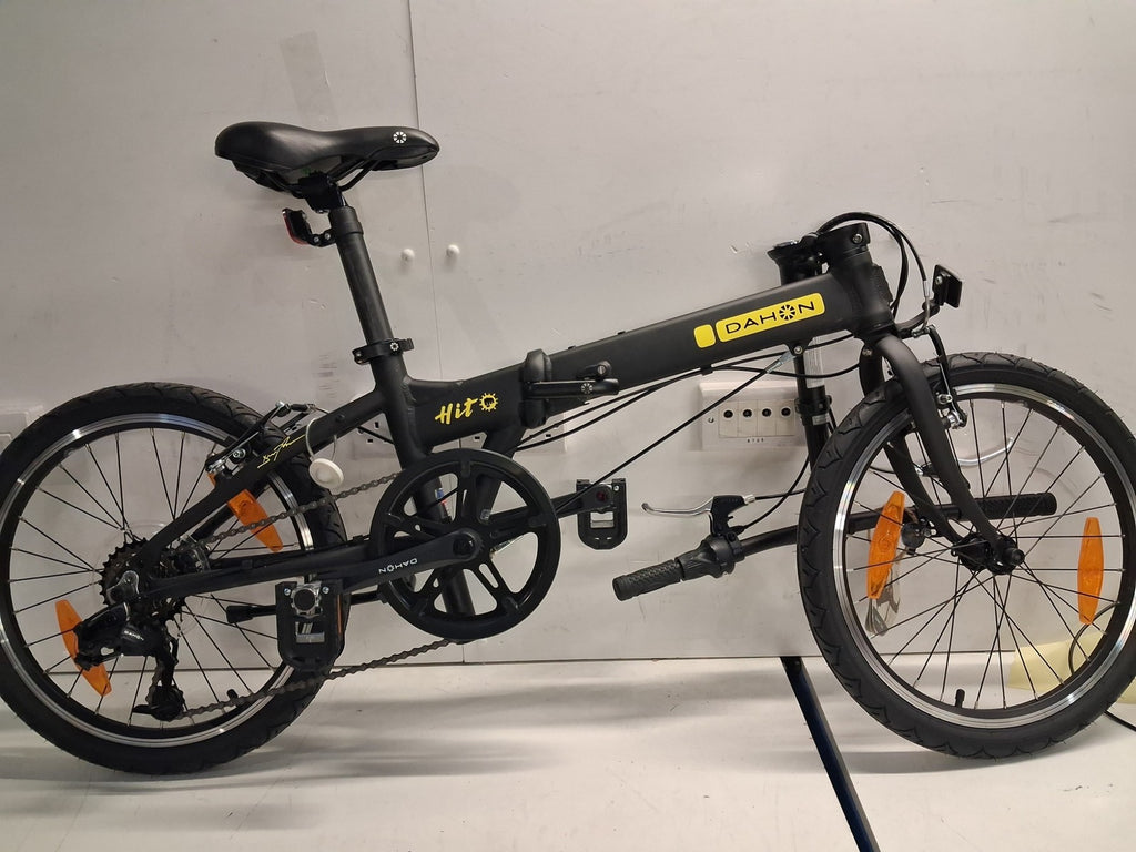 Dahon Hit 20" Wheels 11.6 kg Compact Unisex Matt Black Folding Bike {Alt Pedals}