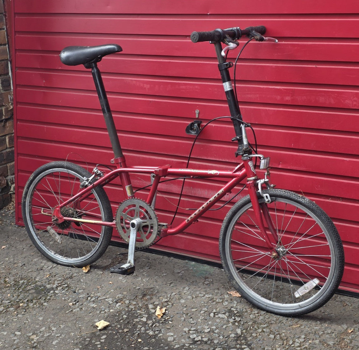 RARE* VINTAGE RUDGE TRANSPORT 7 FOLD UP BIKE BICYCLE (RESTORATION PROJECT)