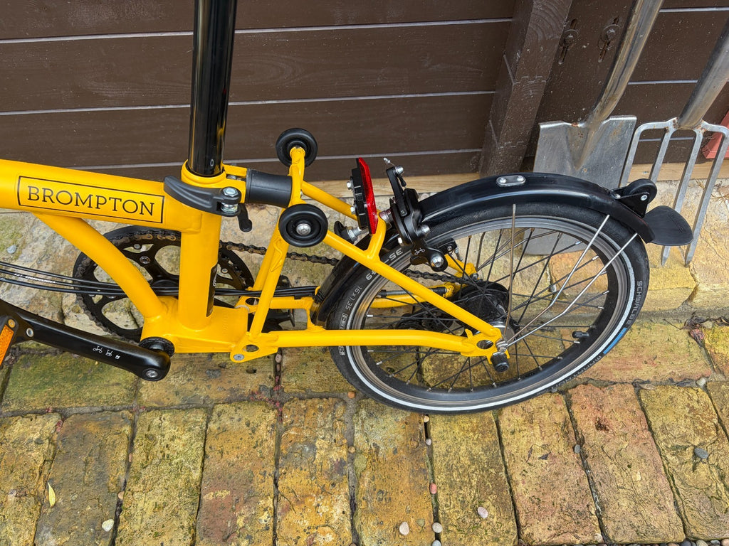 Brompton C Line, Tour de France Edition, 2023, Yellow, Size Medium