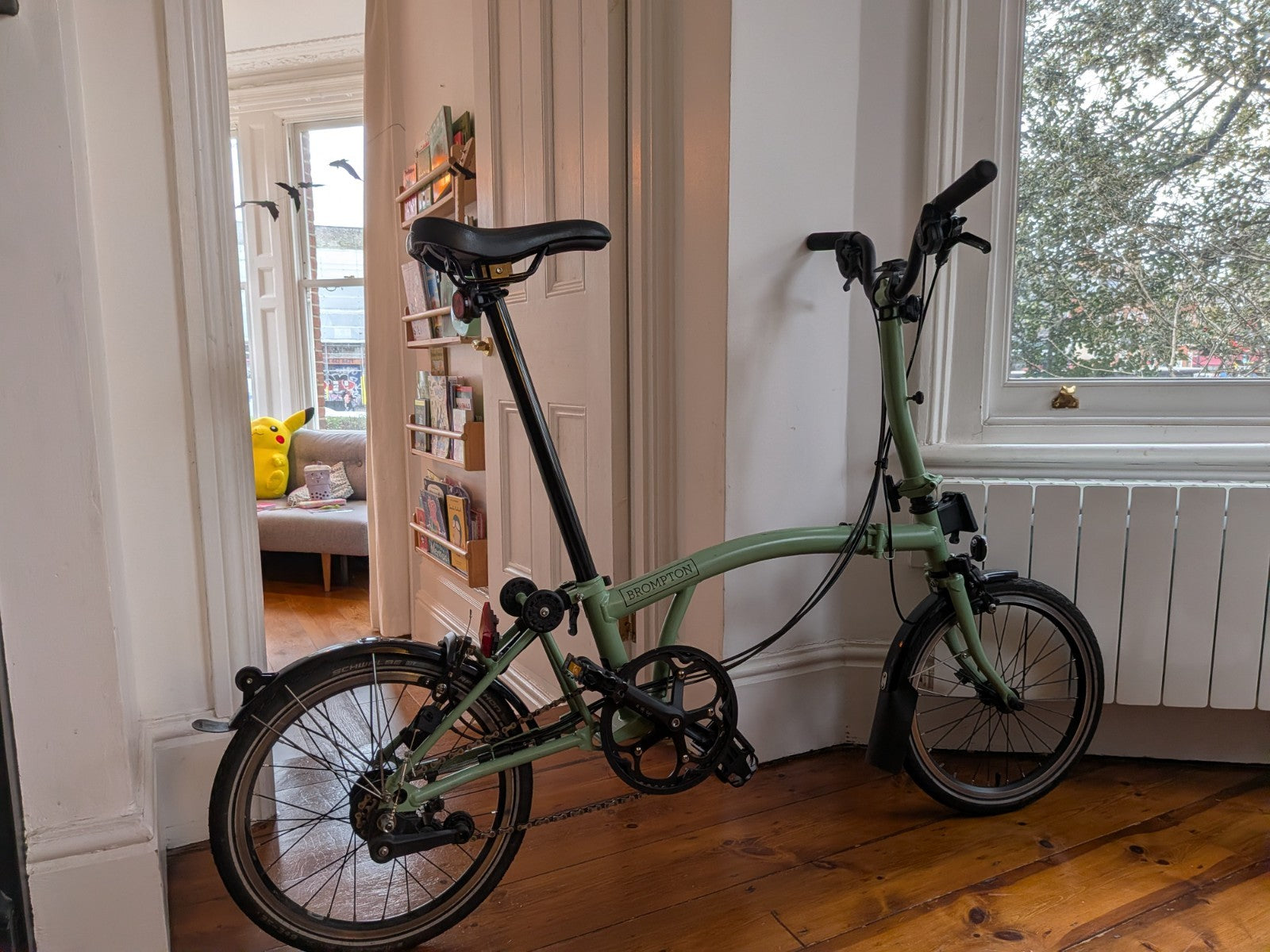 Brompton C Line 2023 6-Speed, Matcha Green