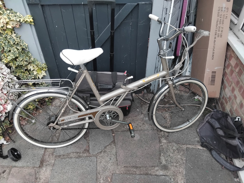 Vintage Rayleigh Stowaway Folding Bike