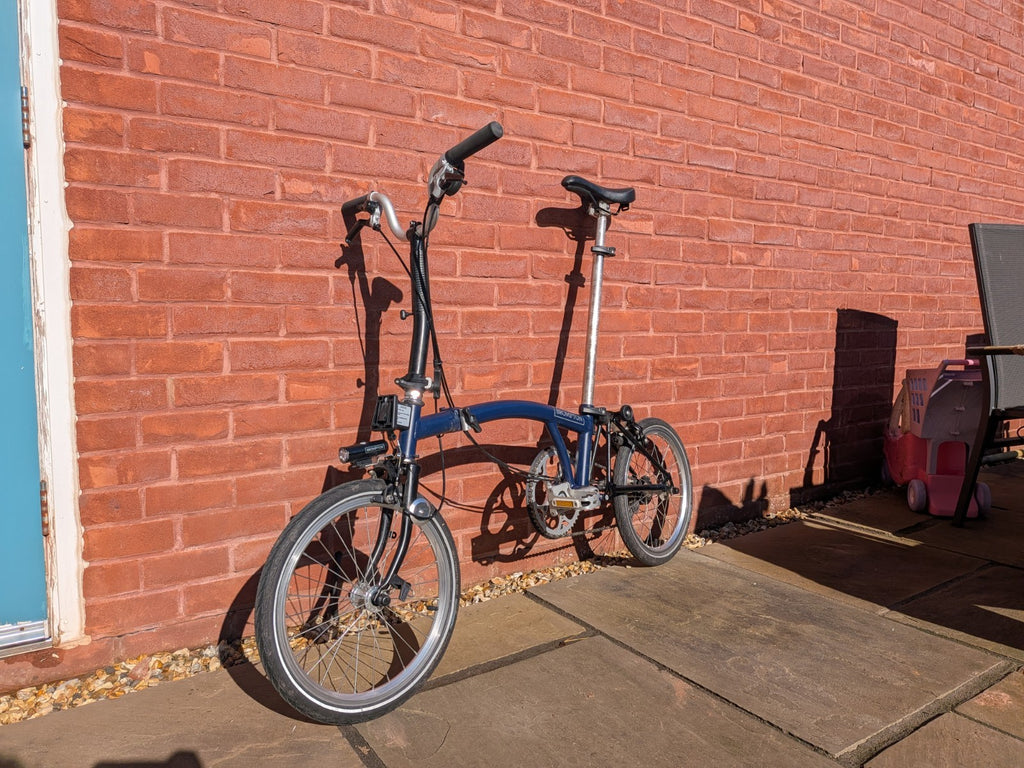 Brompton C-line Folding Commuter Bike,  two speed