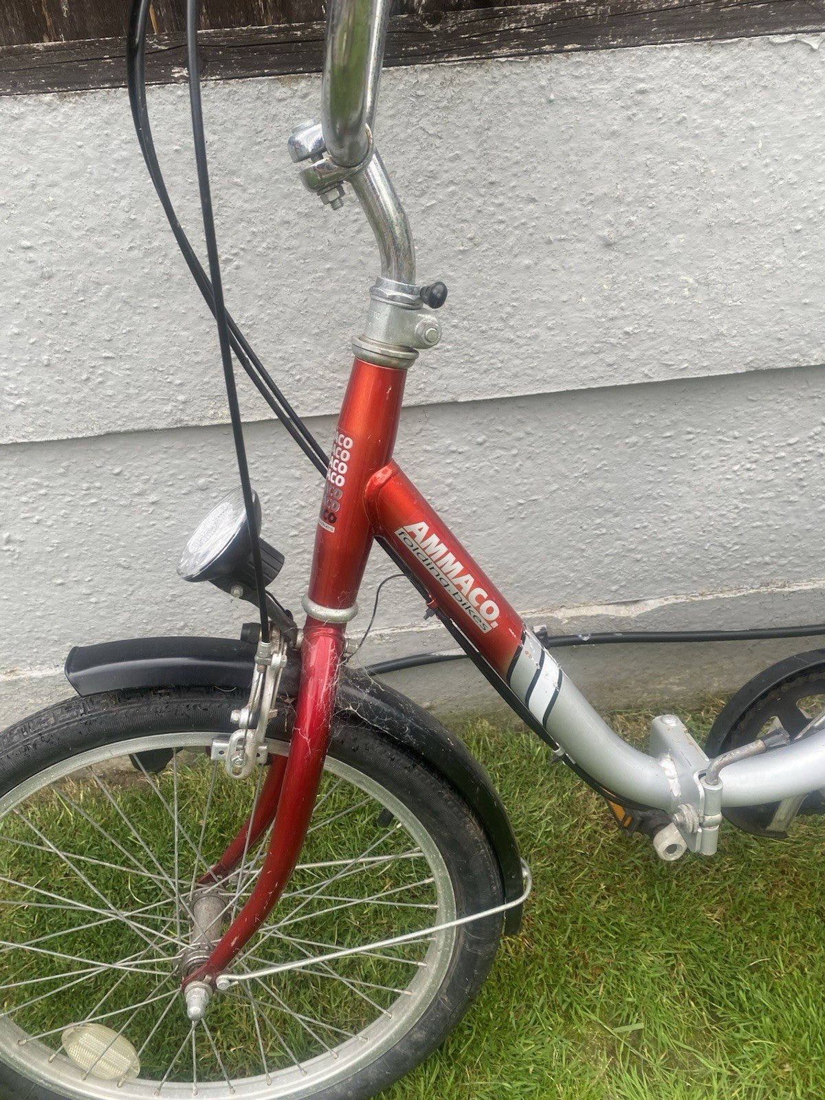 Red Amaco I Folding Bike Red/grey