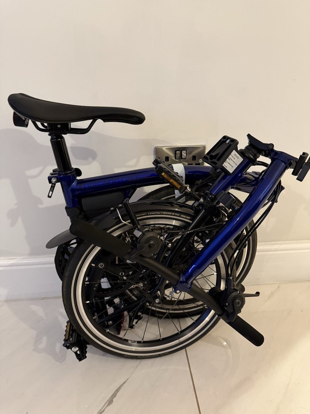brompton p line 12 speed - Blue Lacquer