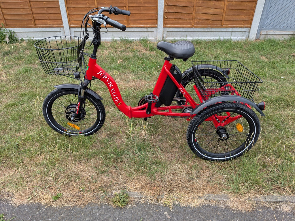 Jorvik JET-E Elite Folding Electric Tricycle,20" Wheels Excellent Condition