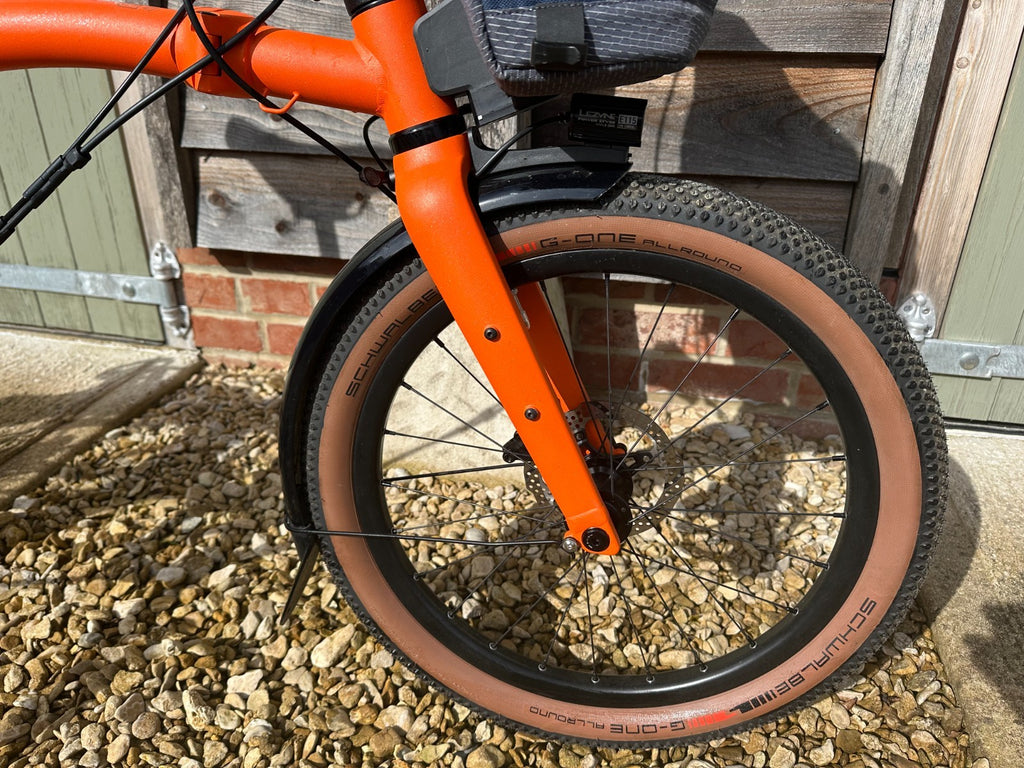 brompton g line bike- extremely rarely used. recently purchased for a timeframe