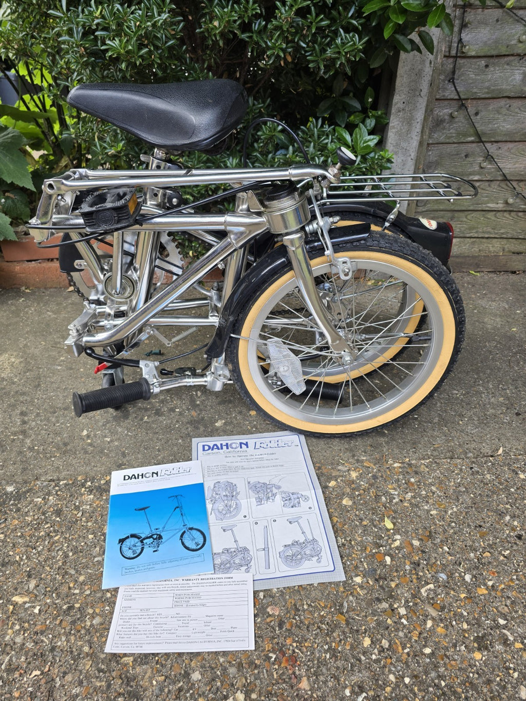 Dahon Vintage Stainless Steel Folding Bike