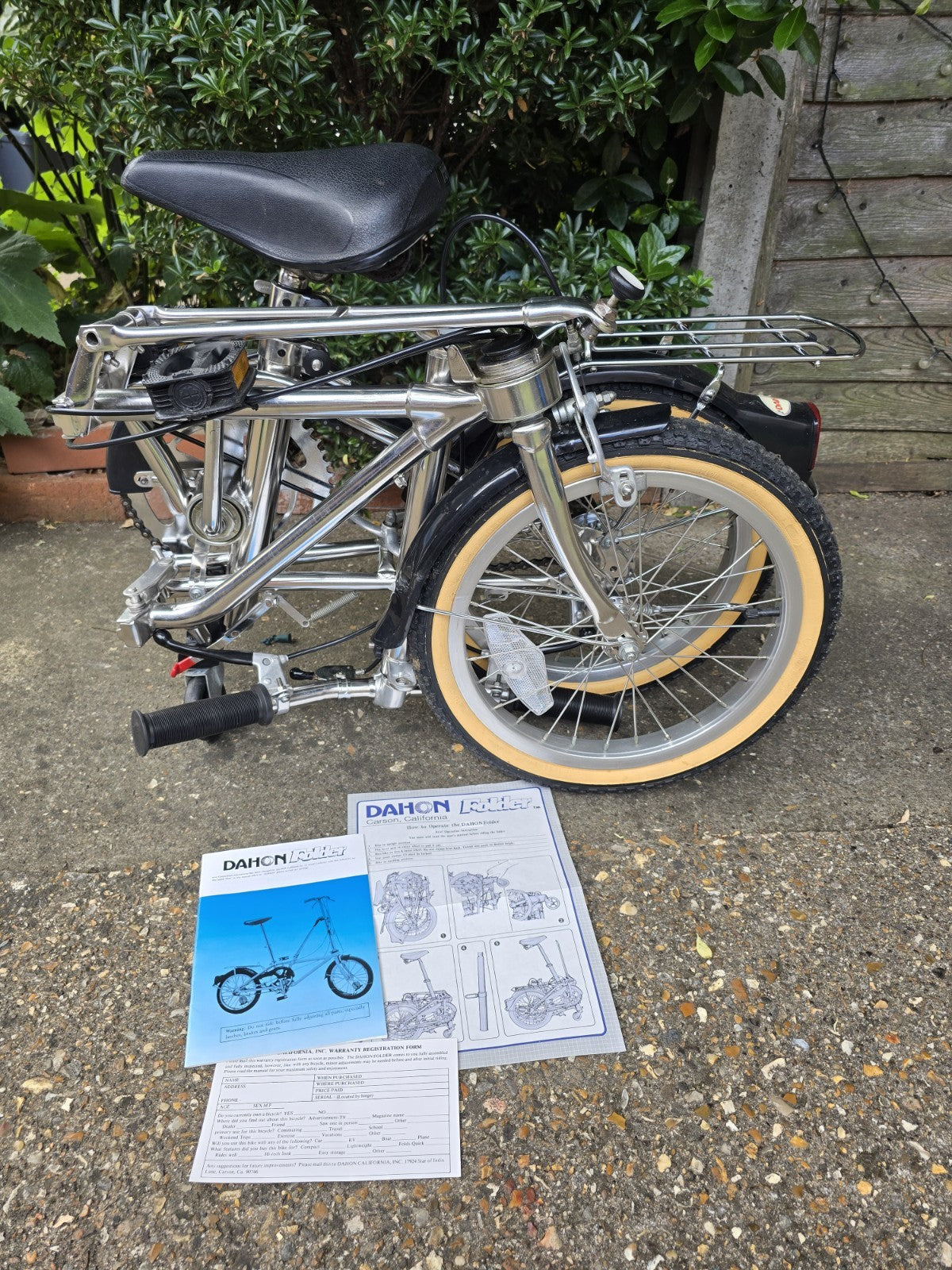 Dahon Vintage Stainless Steel Folding Bike