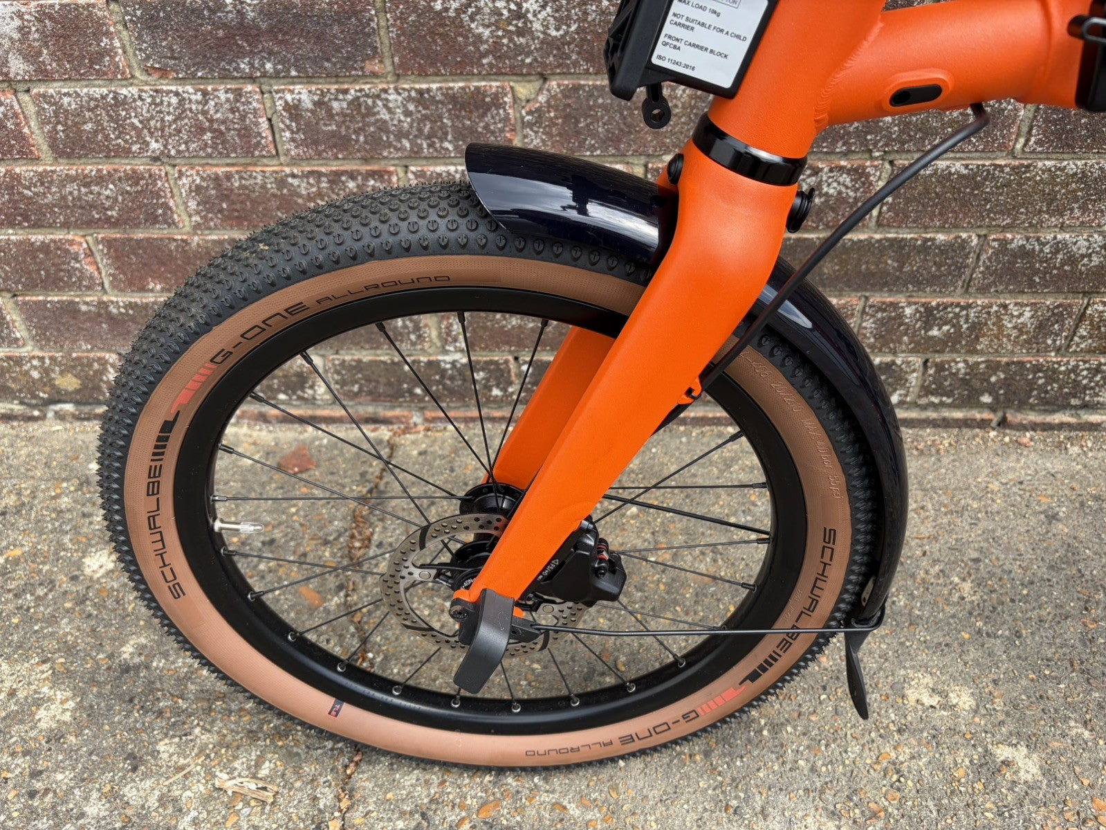 Brompton G Line Orange - Small Frame - 22 Miles Use Only
