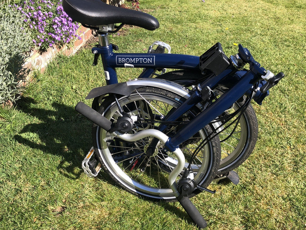brompton folding bike 6 speed c line