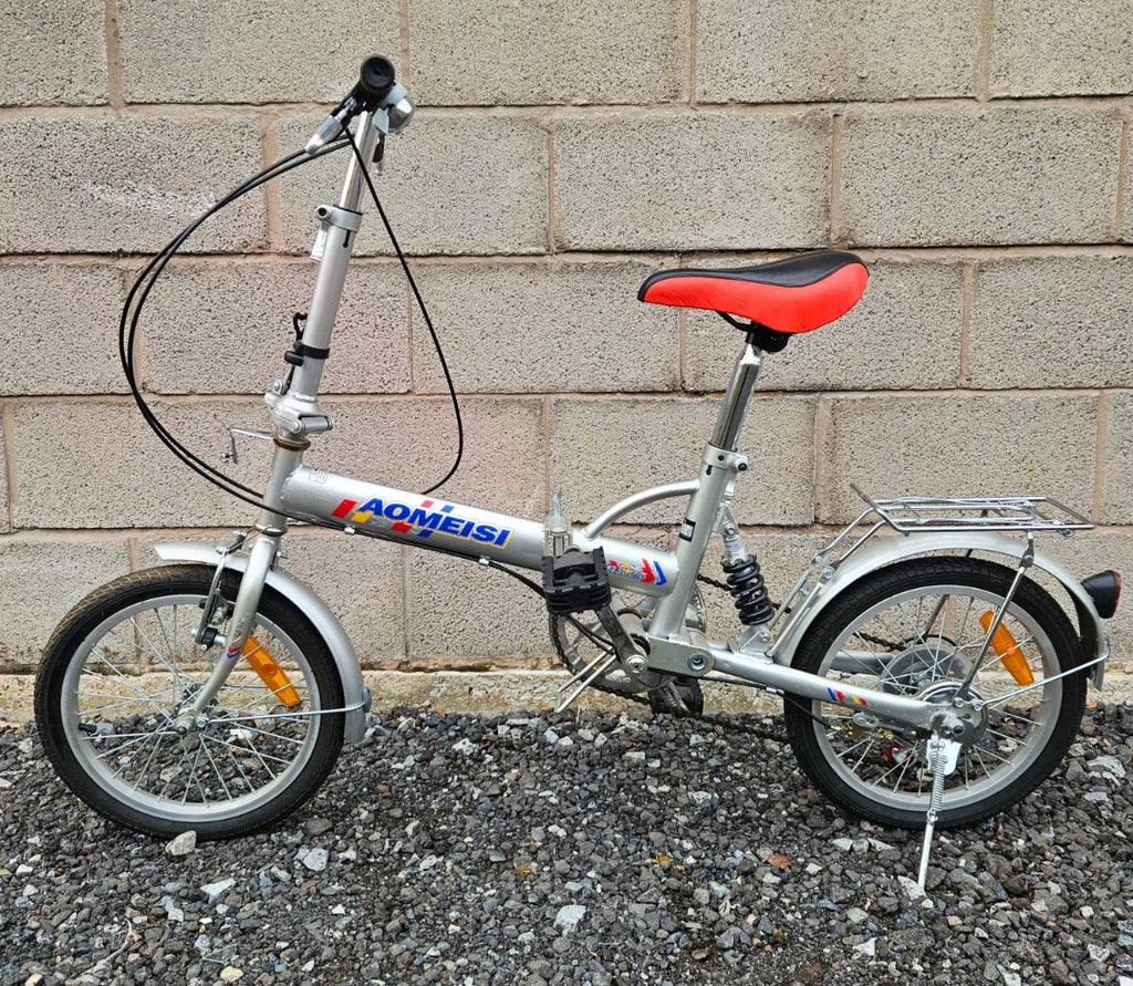 Aomeisi Hanker Folding Bike, 5 Speed, 16" Wheels, 12" Frame, Rear Suspension VGC