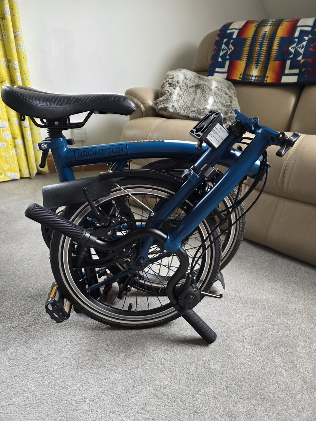 Brompton C Line Explore Mid Handlebar Folding Bike 2 Gear