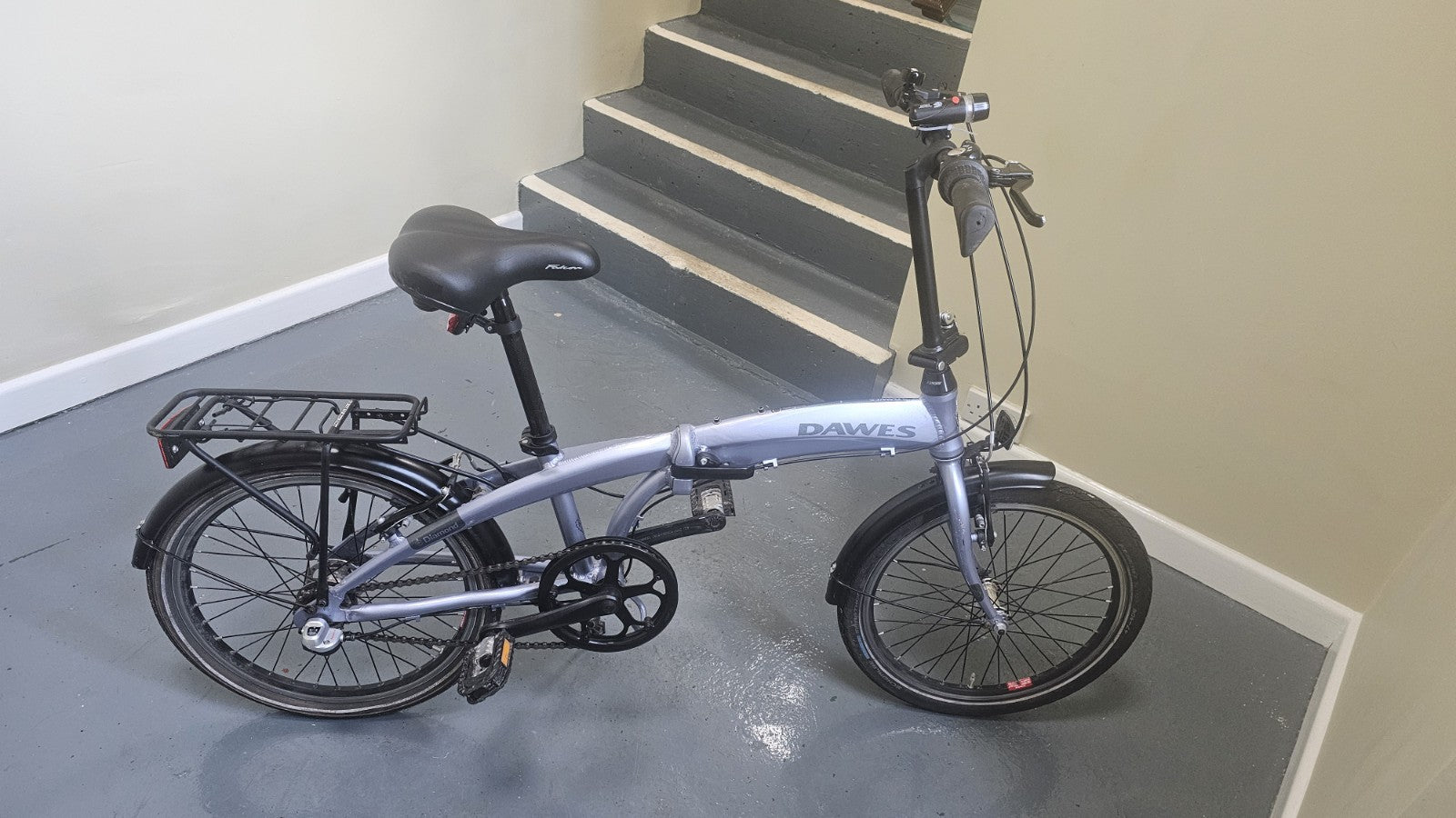 Dawes Diamond Folding Bike, 20" Silver