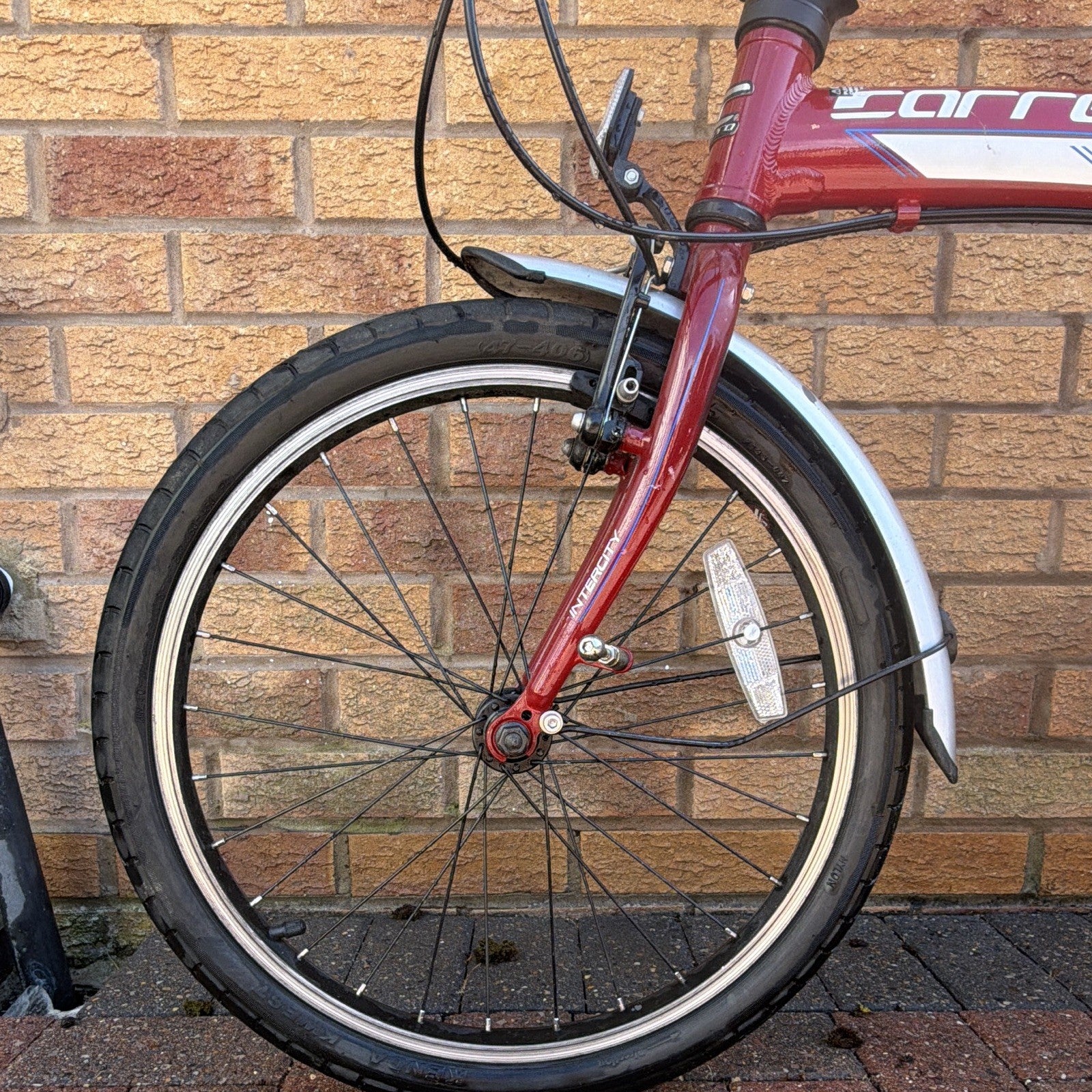 Carrera Intercity - folding bike (Rear luggage rack included Mudguards fitted)