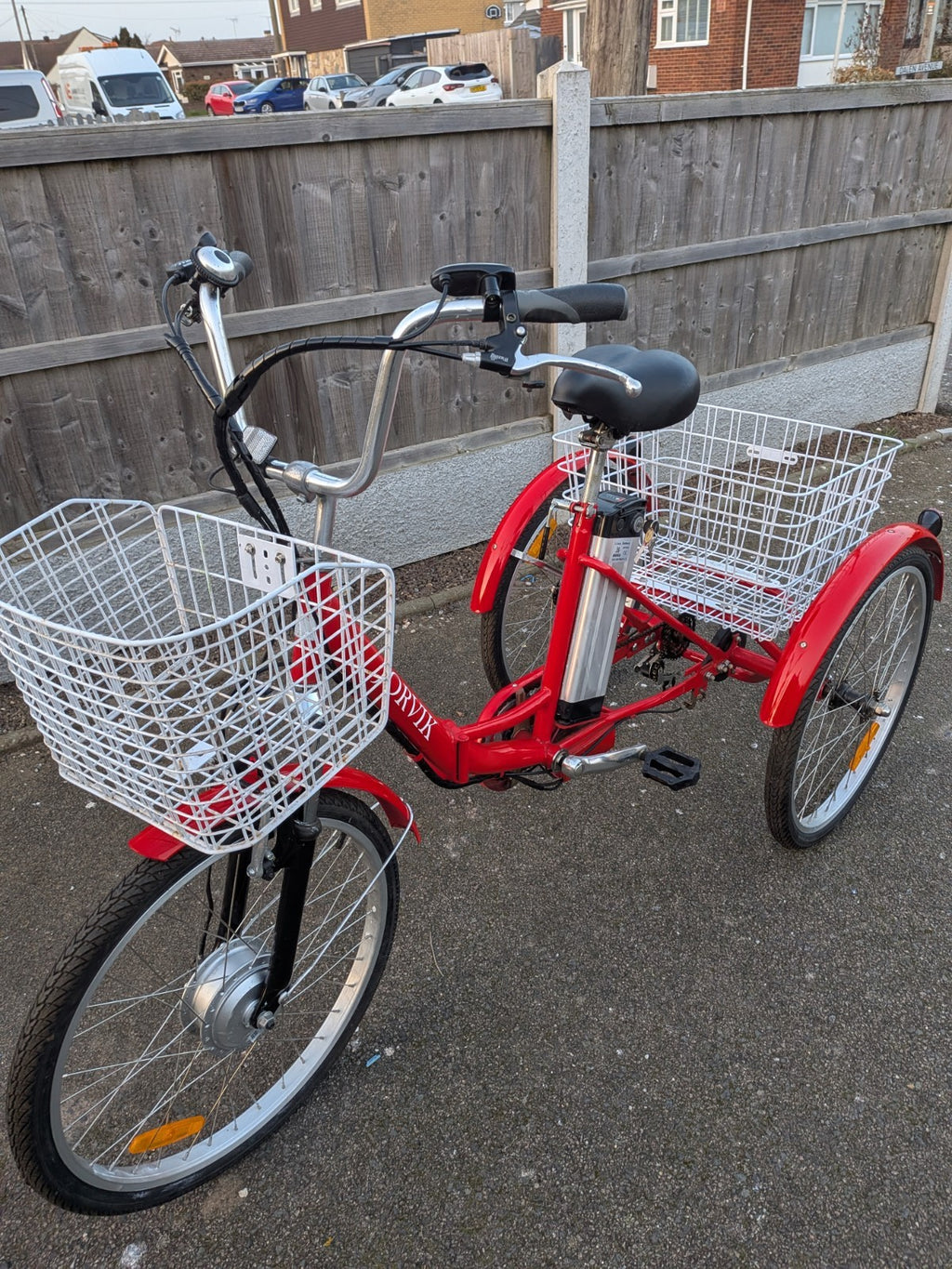 Jorvik Electric Tricycle, Barely Used, Foldable, Delivery Is Possible