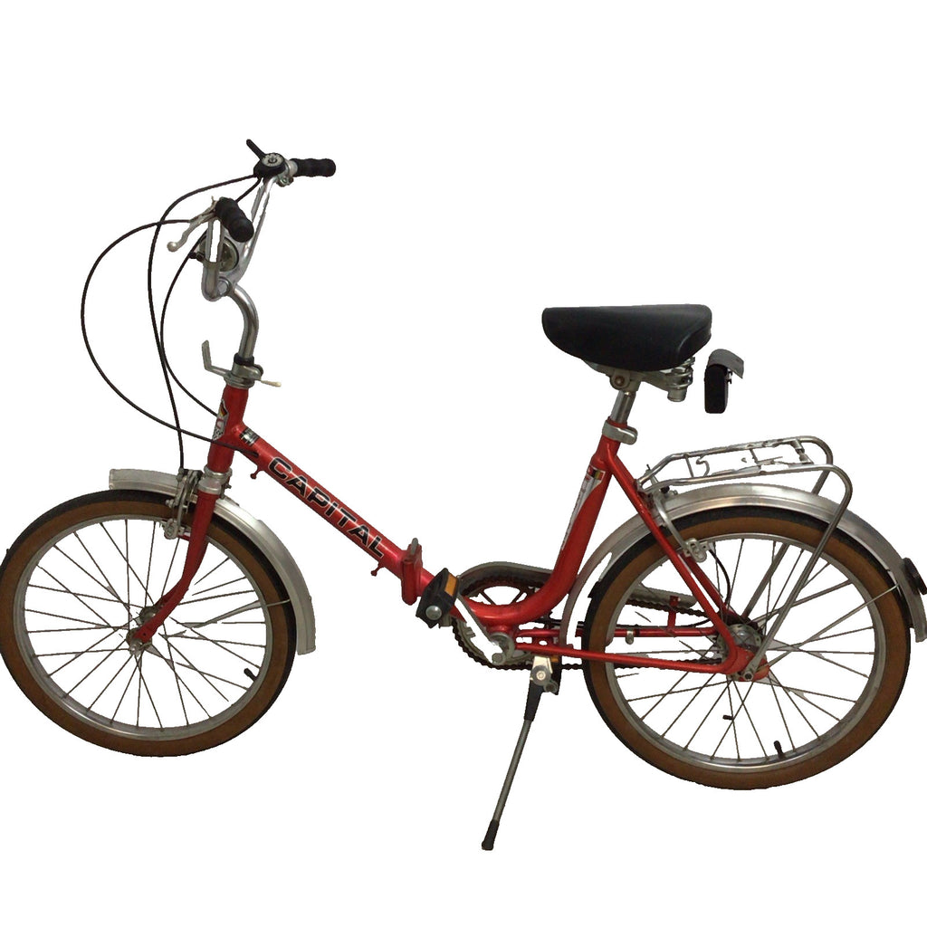 Vintage CTC German Folding Bike Lightweight 3 Gears 16" Wheels Capital Chelsea