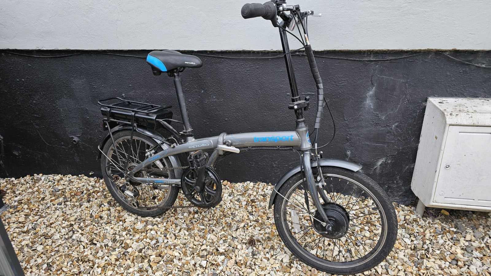 Apollo Transport Folding Bike 20in 250W 7 Speed Grey