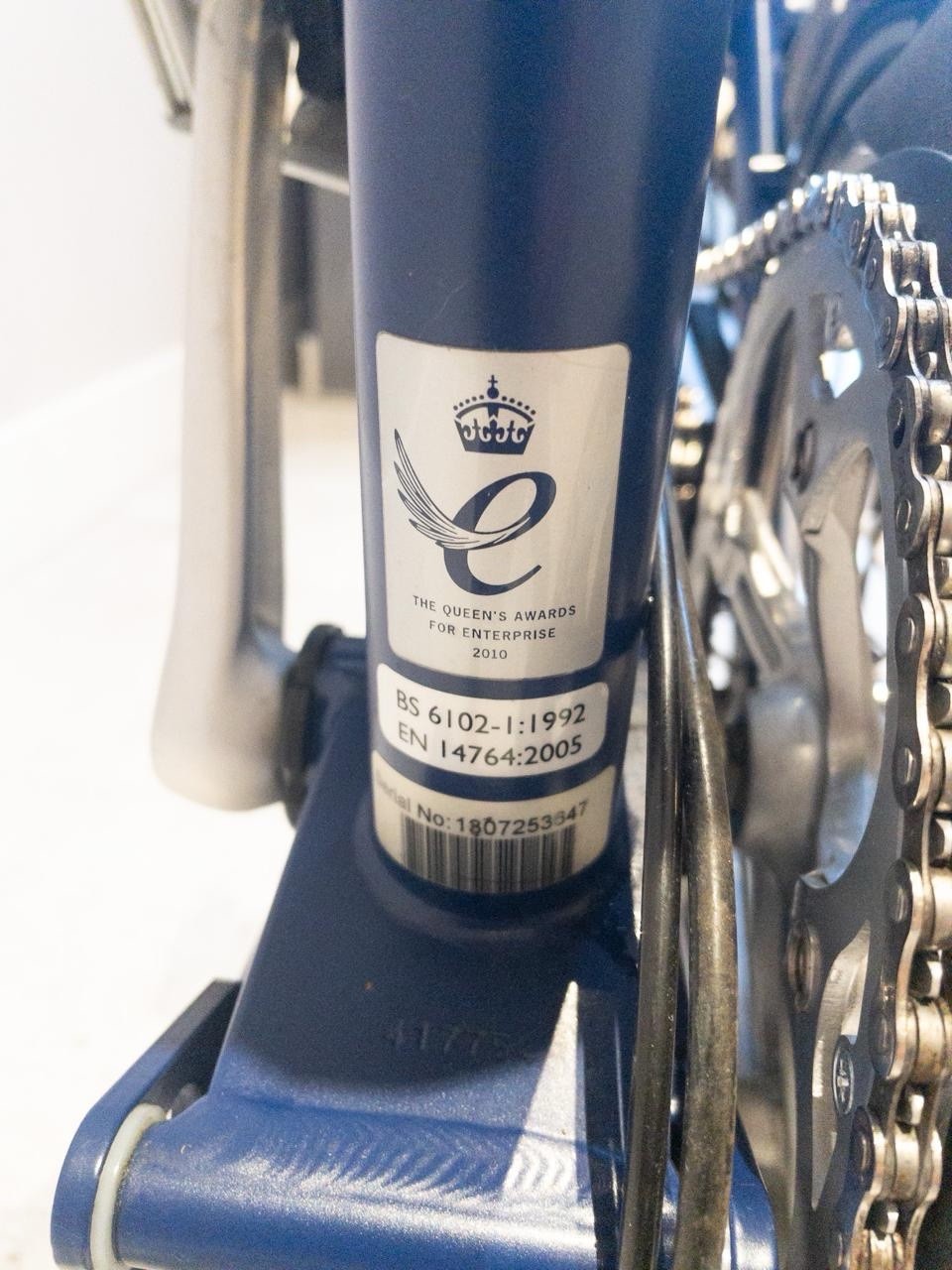 Brompton Folding Bike 2-Speed – 2018 – Made in England – Excellent Condition