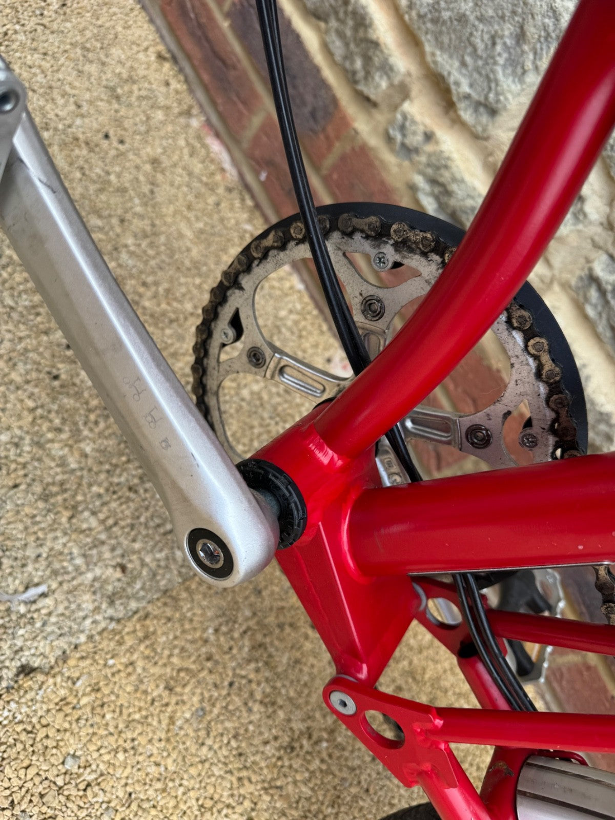 Brompton M3L Folding Bike - Red, 2021 year, Excellent Condition with Easy Wheels