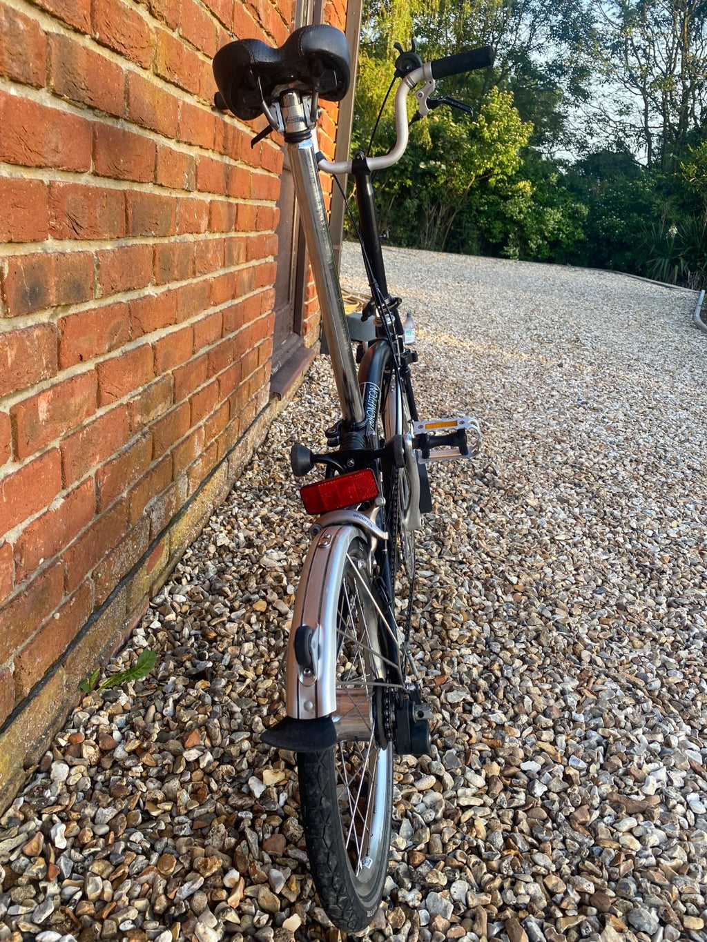 Brompton A Line 3-Speed Folding Bike with bag
