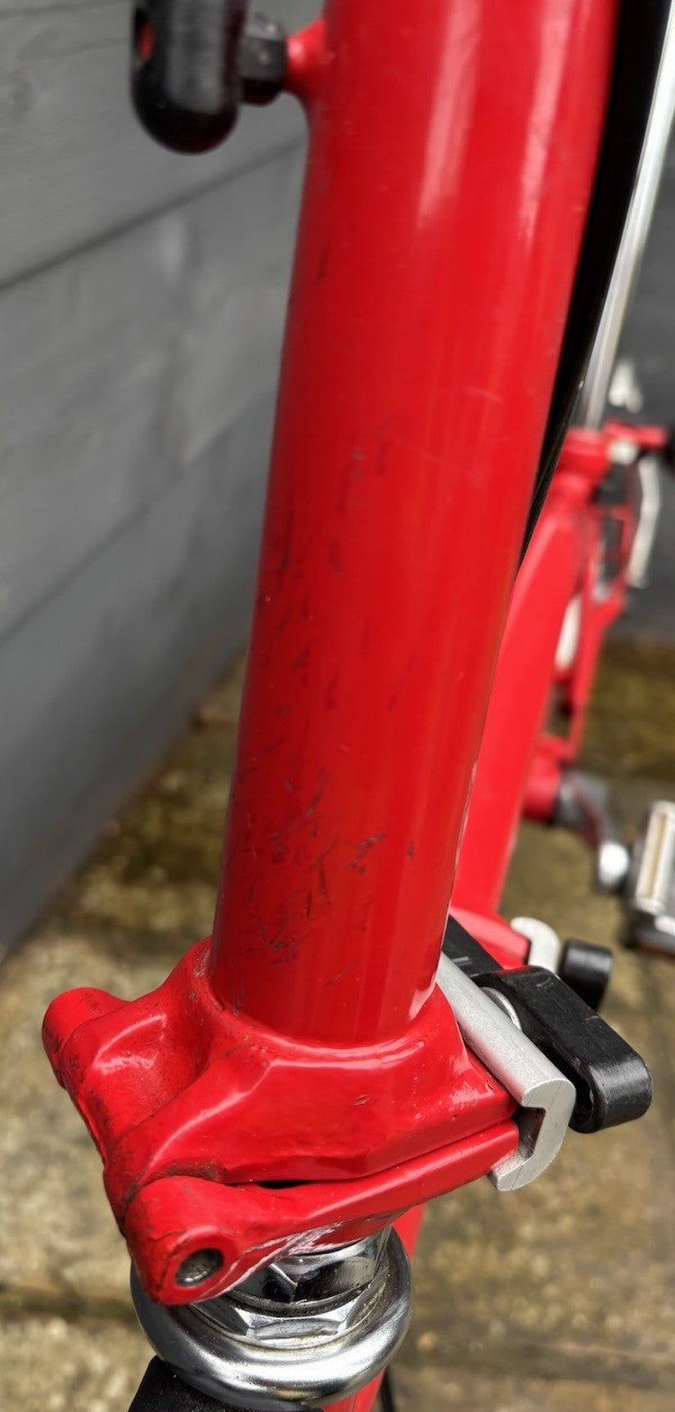 Brompton M3L - C Line equivalent Folding bicycle in Red - Part Exchange to Clear