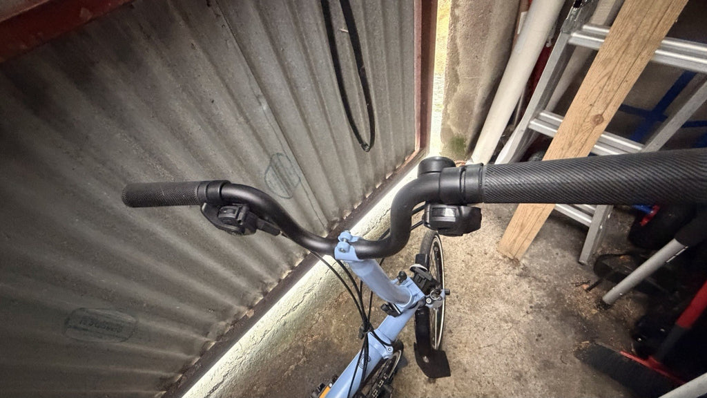 Brompton Bike M6L C-LineExplore Mid Handlebar2022 Folding Bike - Cloud Blue