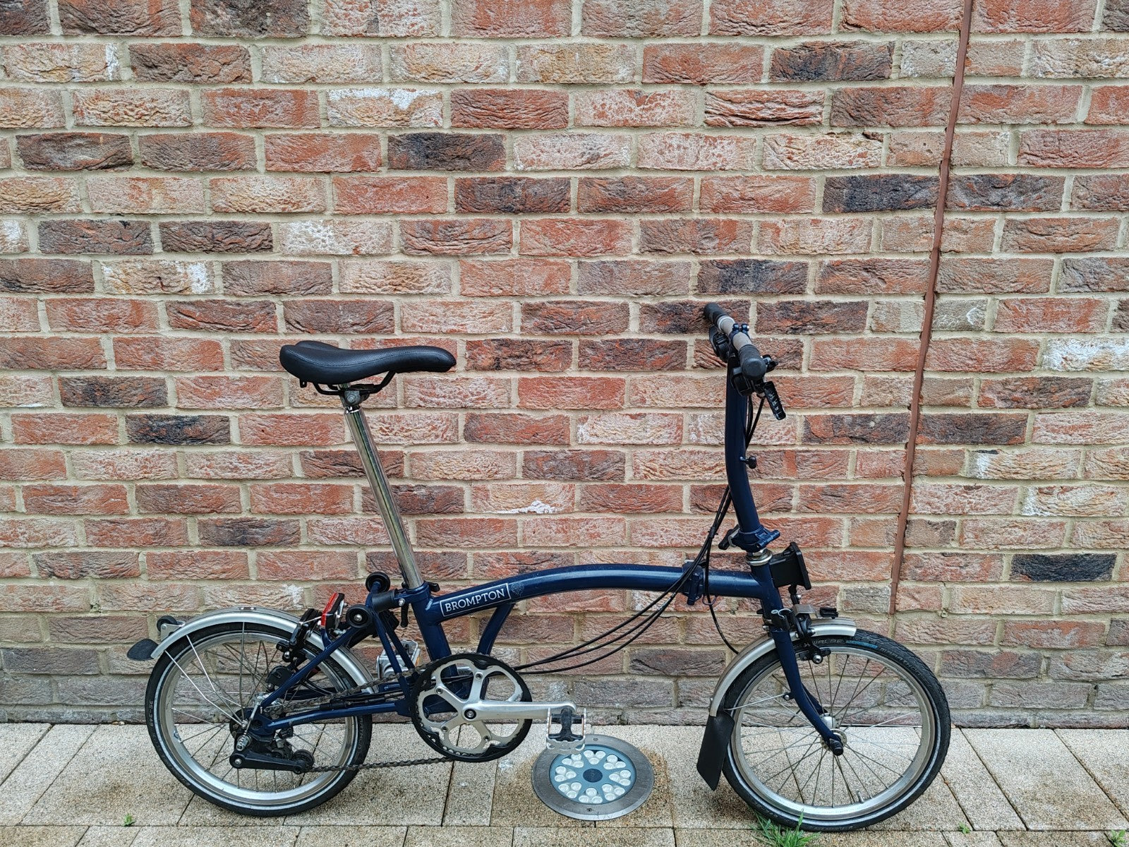 Brompton S6LFolding Bike 2021 Blue 6 Speed Mudguards 16" Wheels