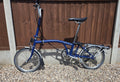 Brompton Folding Bike 6 Speed Cobalt Blue - Standard Size