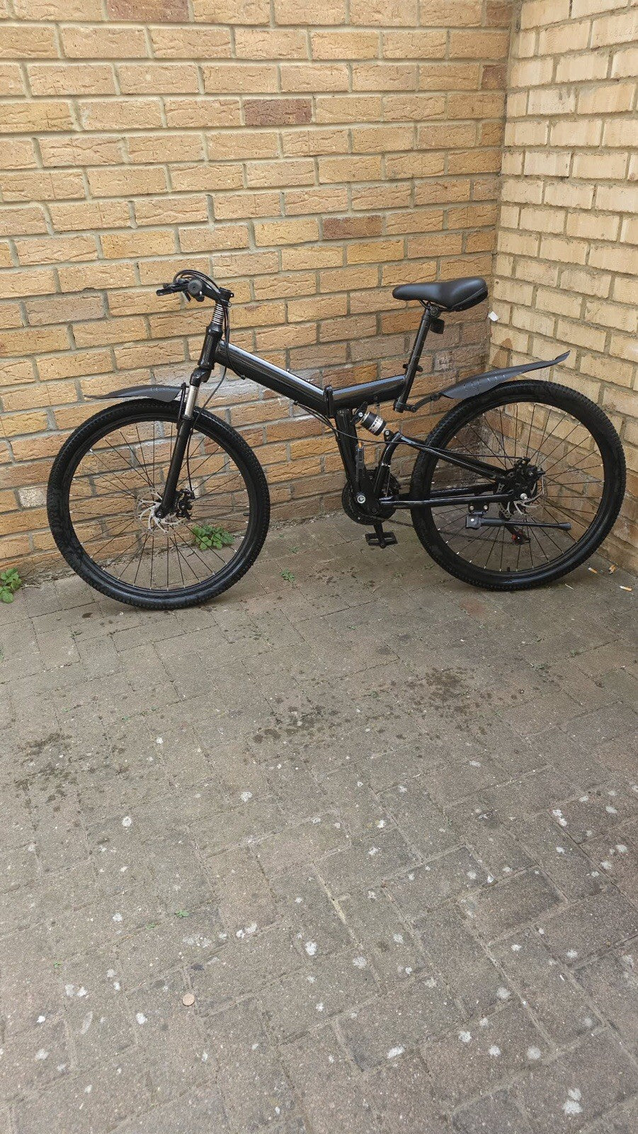Folding Full Suspension Mountain Bike — Disc Brakes perfect condition