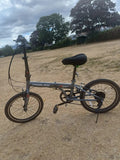 TRIOBLADE Folding Bike 20 In GREY/BLACK