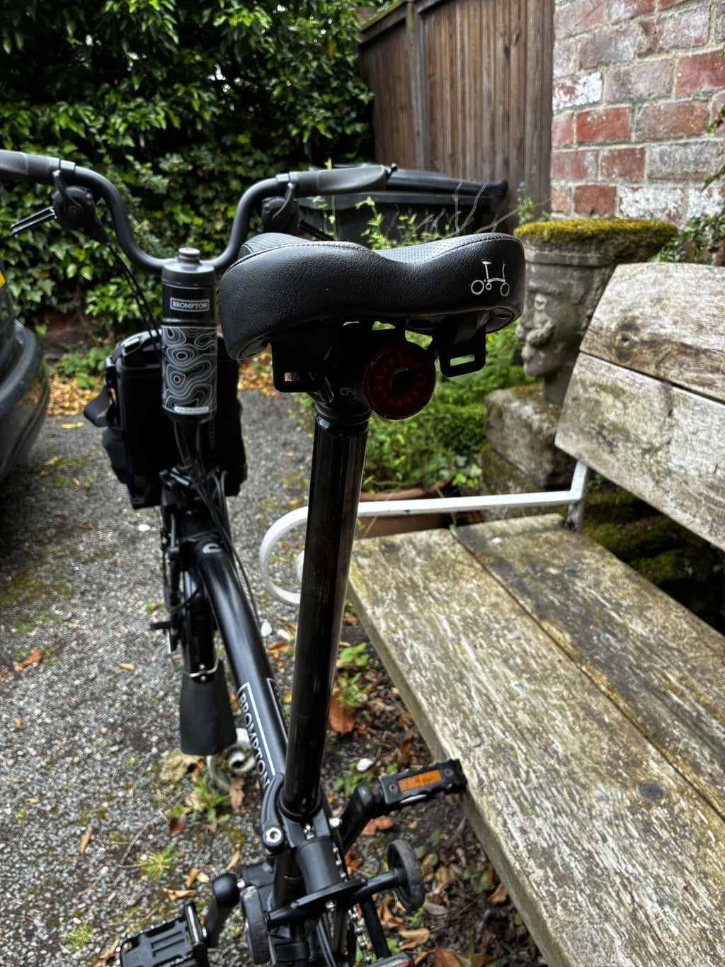 Brompton E Folding Bike - C Line 6 speed (Black) plus extras