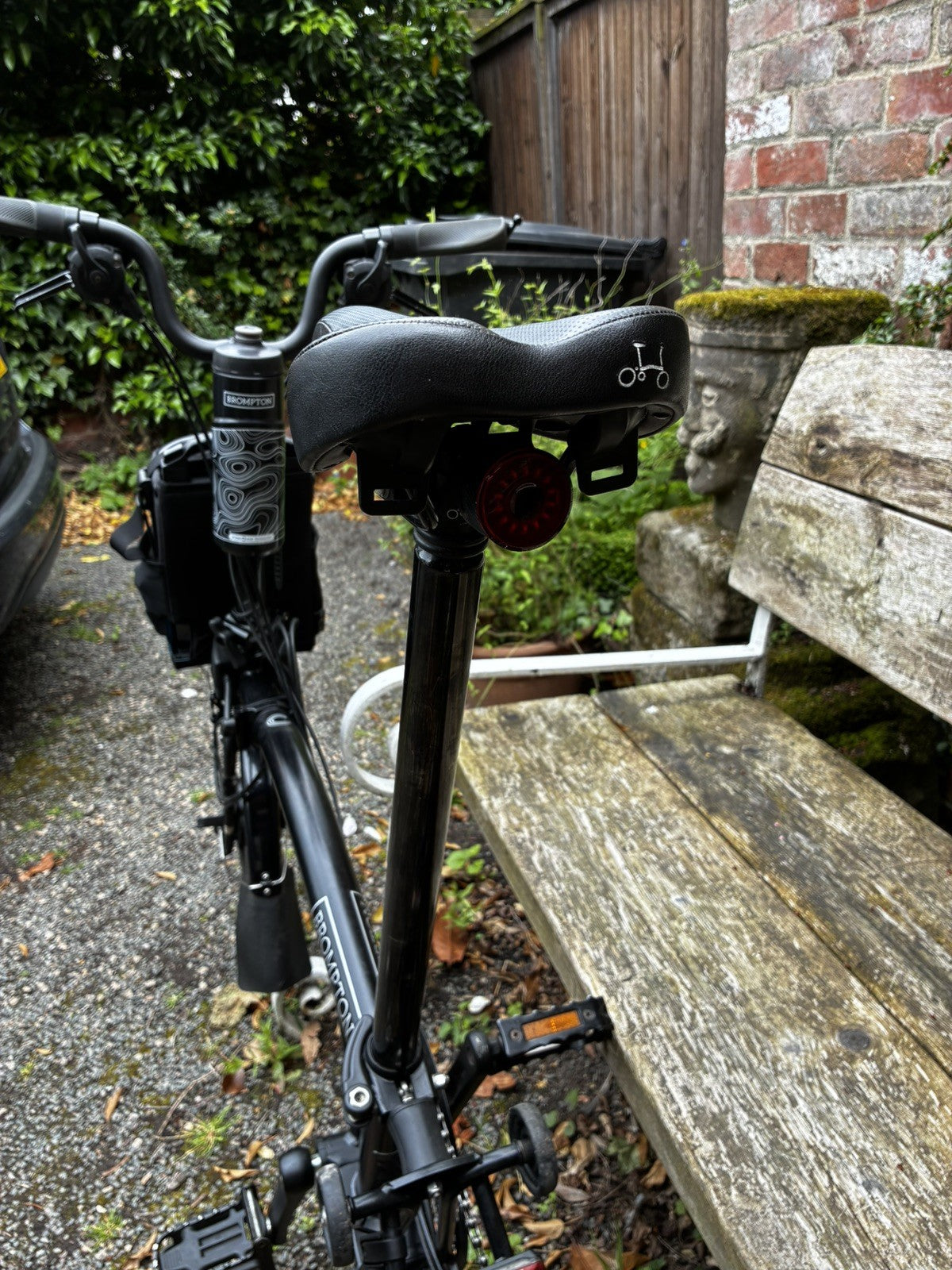 Brompton E Folding Bike - C Line 6 speed (Black) plus extras