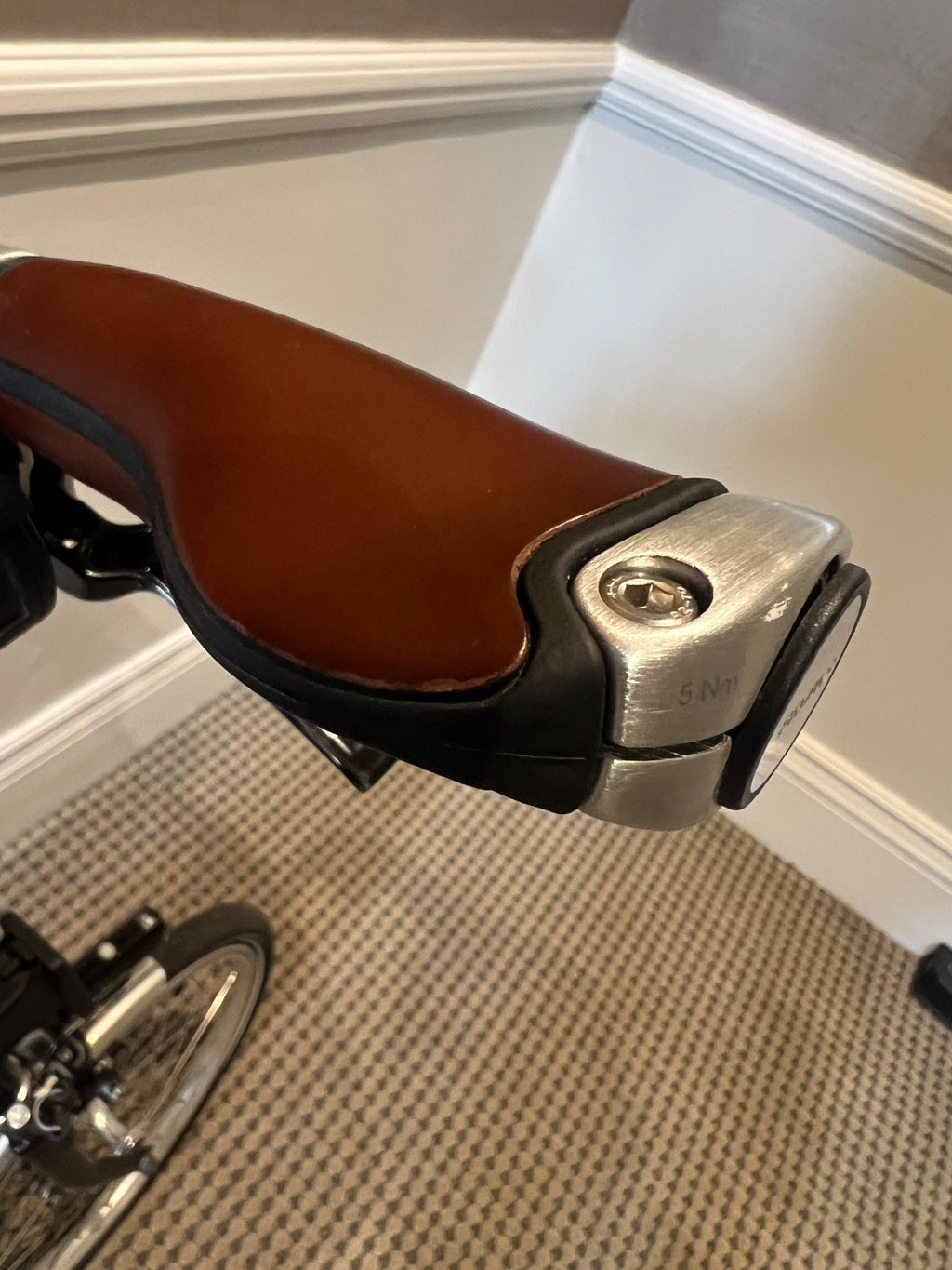 Black Brompton Folding Bike - 2019 M-Type, 6-Speed - Excellent Condition