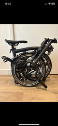 Brompton P Line Explore 2025 12-Speed Mid + upgrades - Midnight Black