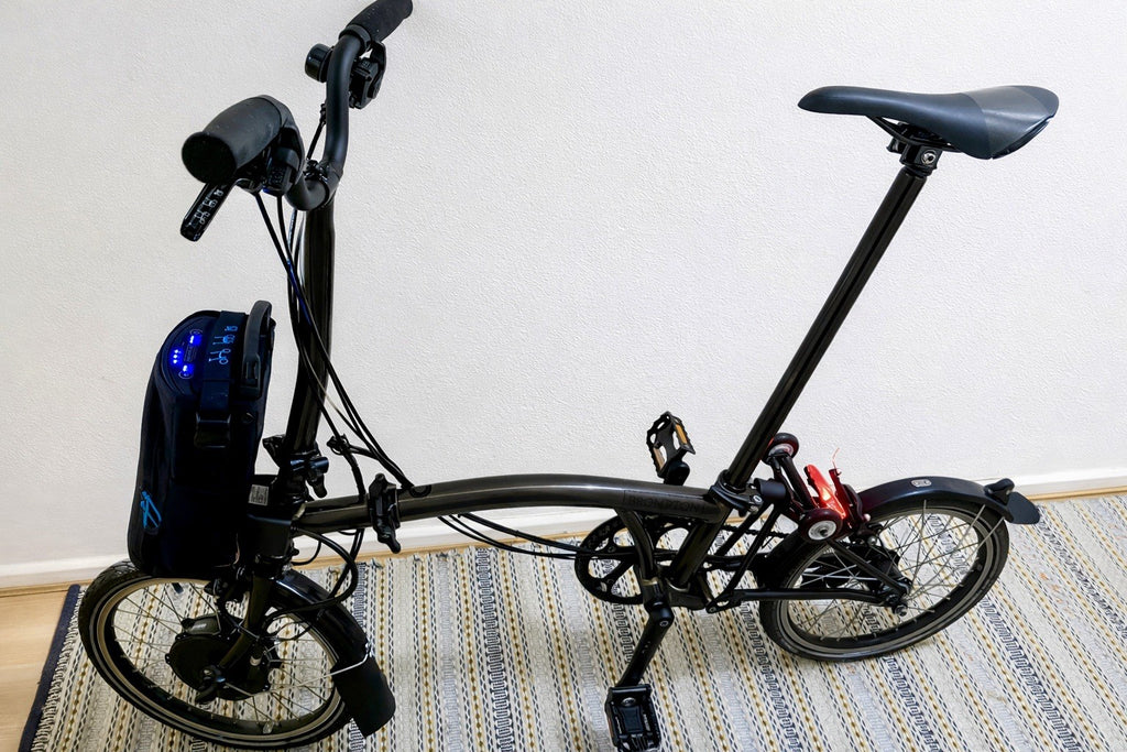 Brompton Electric C Line 6-Speed Folding Bike - Gold Lacquer - One Size