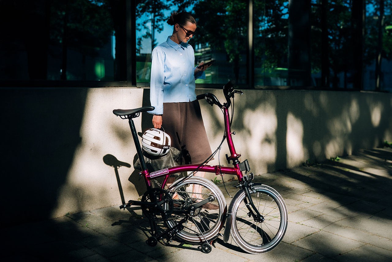 Brompton P line 4 Speed Amethyst Lacquer Mid - M4L - RRP £2539 - World Delivery
