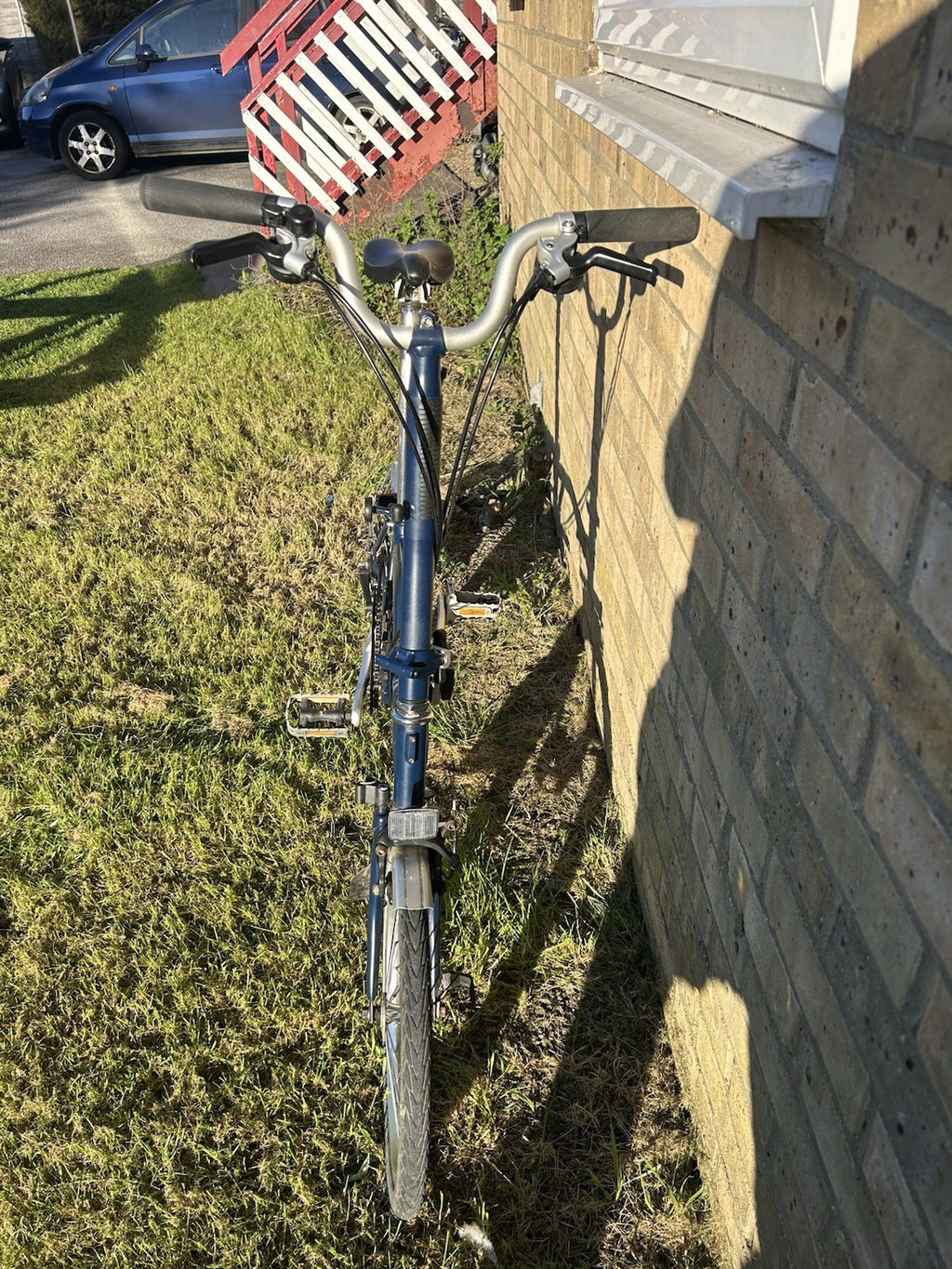 Brompton M3L Folding Bike 3-Speed, Blue