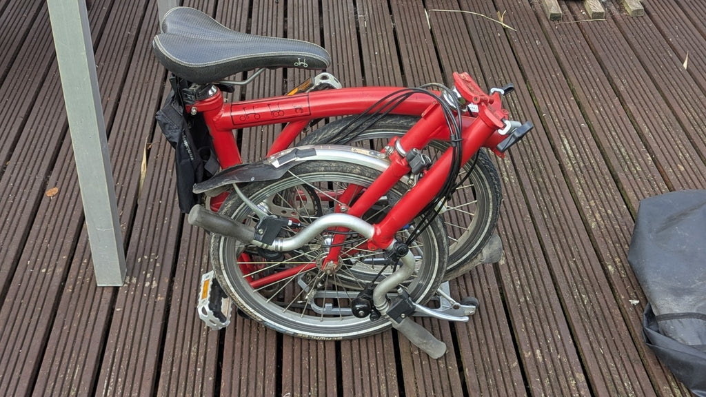 Brompton Folding Folder Bike 6-Speed, Red